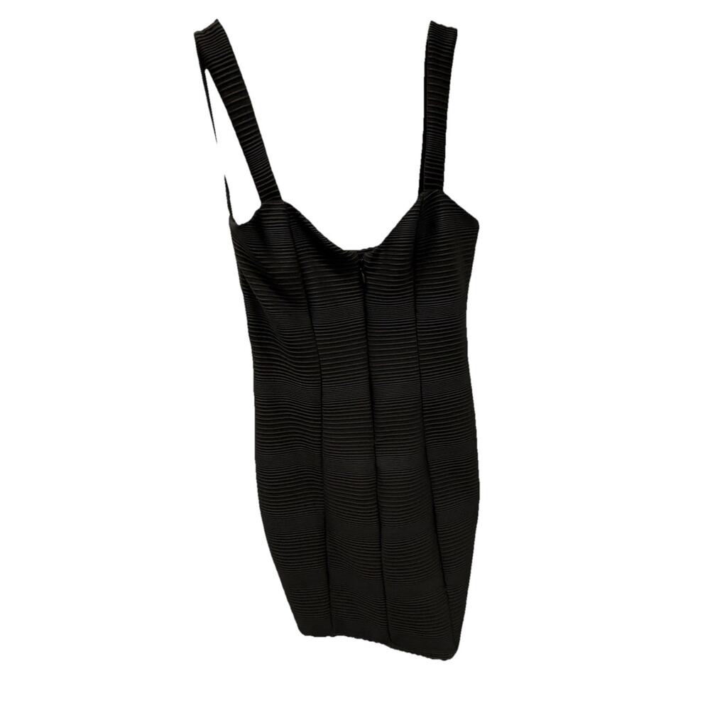 Bebe black cut out dress small